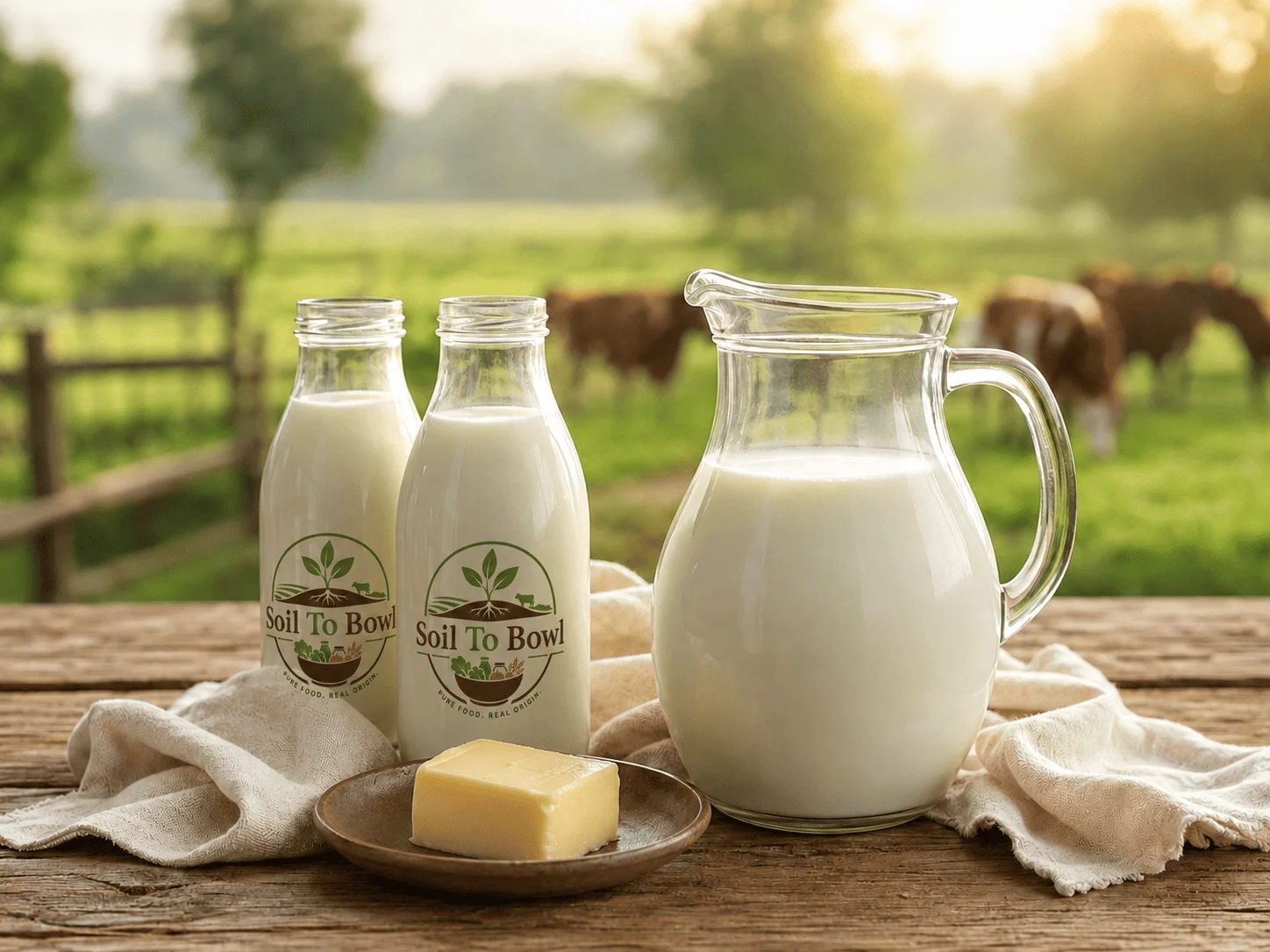 Fresh dairy products from Soil To Bowl