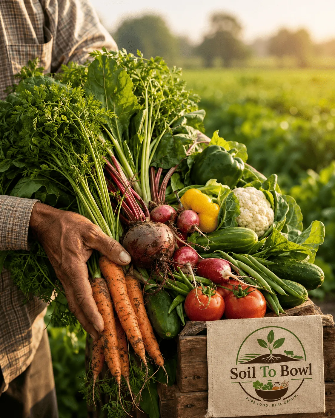 Farm-fresh vegetables from Soil To Bowl