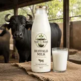 Fresh buffalo milk from Soil To Bowl