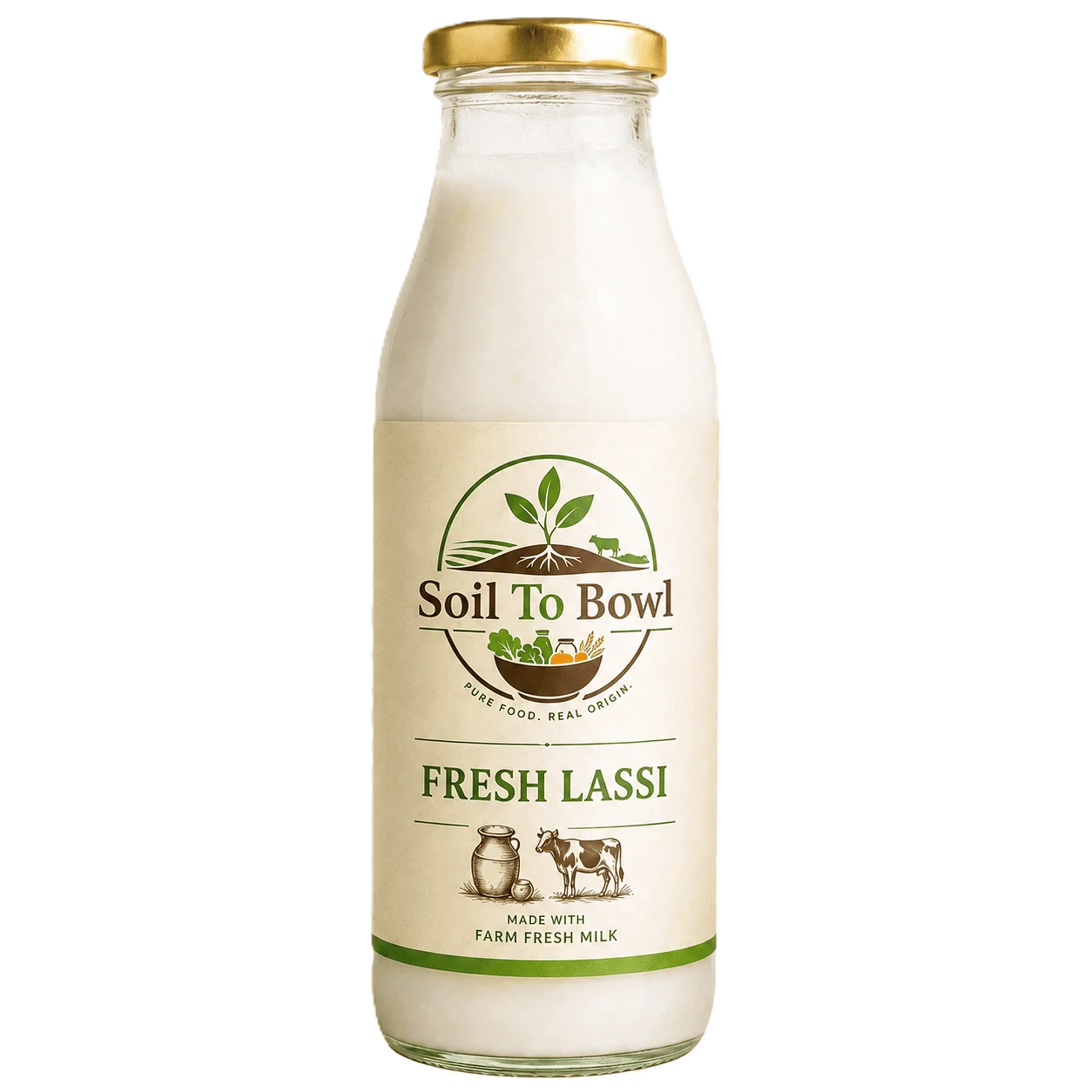 Fresh creamy lassi from Soil To Bowl