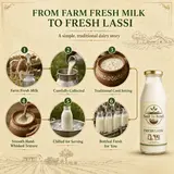 Fresh lassi preparation process at Soil To Bowl
